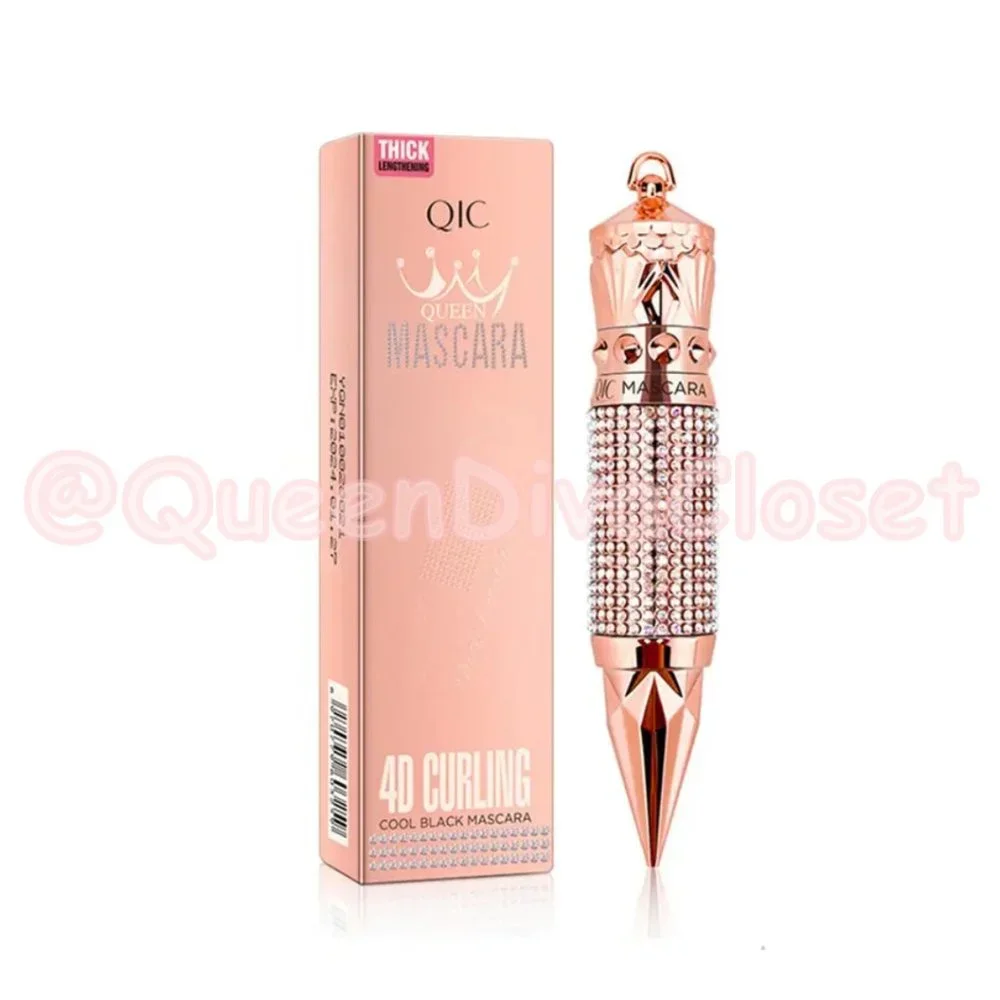 Royal Queen Crown Style Scepter Rhinestone Mascara - Waterproof, Smudge-Proof 4D - Picture 5 of 8